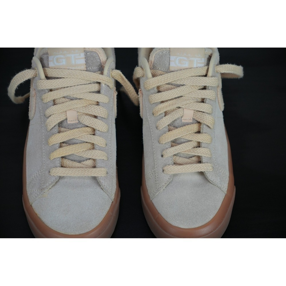 Nike SB Blazer Low GT Grant Taylor Suede Beige Gum Skate Shoes Women's Size 5.5 - Picture 4 of 14